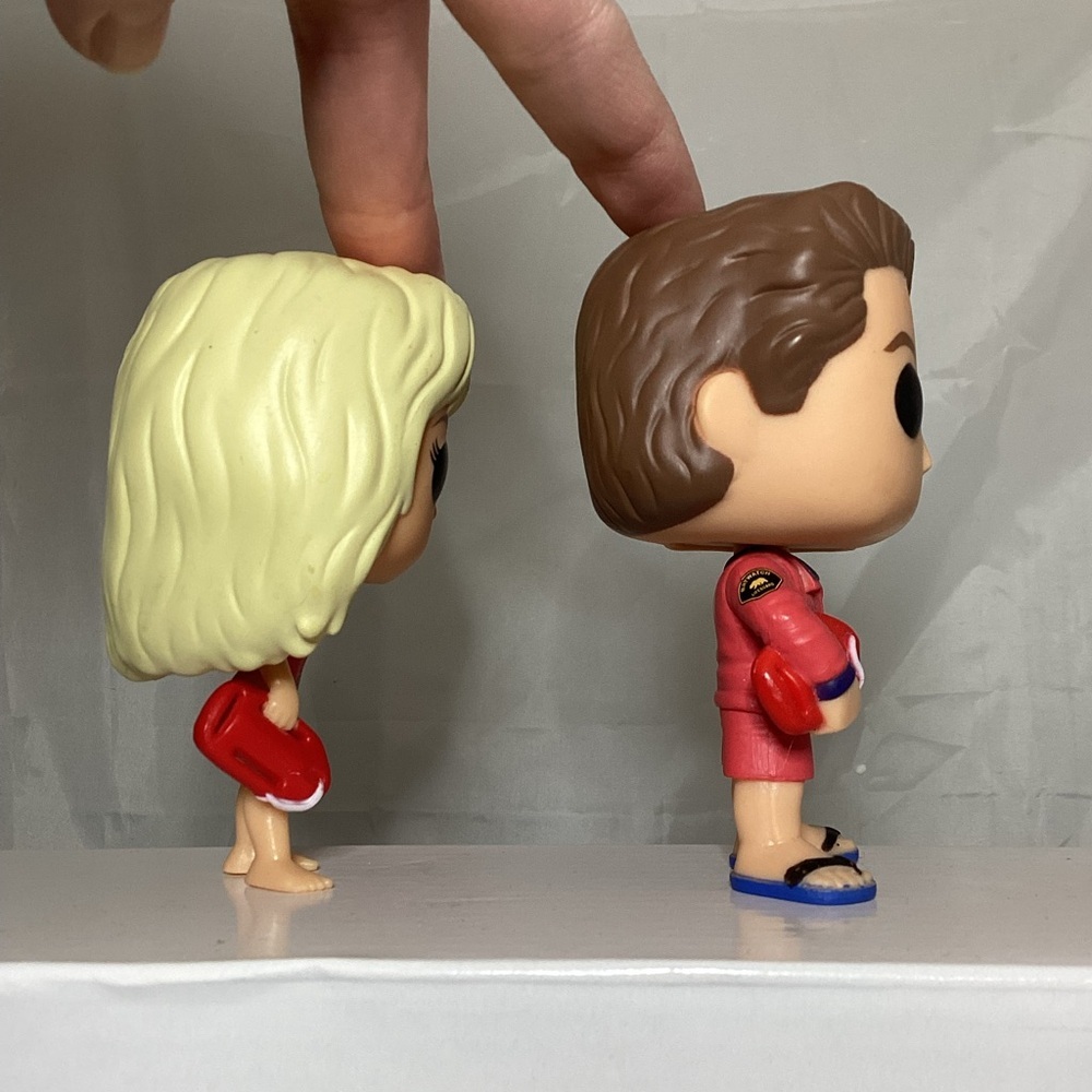 BayWatch Mitch Buchannon and CJ Parker Funko Pop - Picture 3 of 4